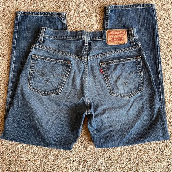 Men's Levis 559 jeans.  size 31/30.Blue - Picture 2 of 3